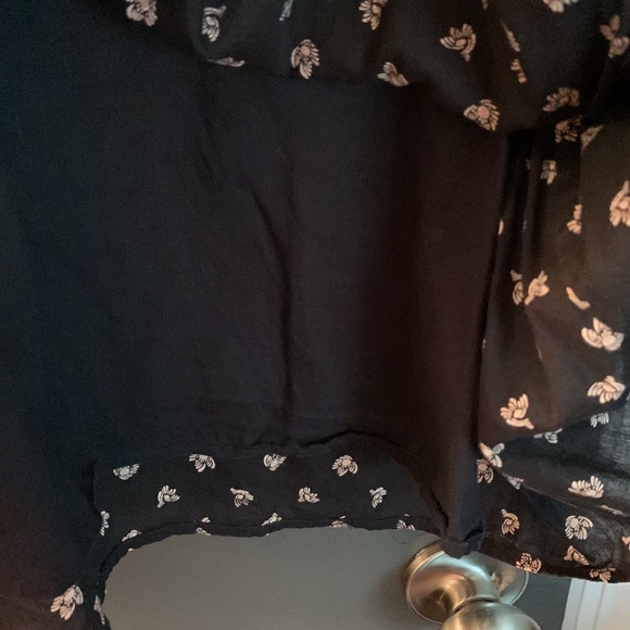 🖤🌼FRENCH CONNECTION Black Patterned Sundress - Picture 8 of 10